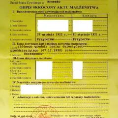 Gdzie jest numer w odpisie skróconym aktu małżeństwa? Sprawdź, jak go znaleźć i wykorzystać