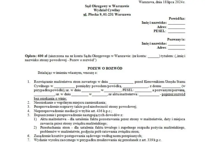 Gdzie pobrać wniosek o rozwód? Oto proste rozwiązania i porady