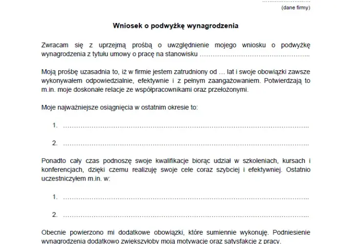 Jak skutecznie uzasadnić wniosek o podwyżkę wynagrodzenia i przekonać pracodawcę