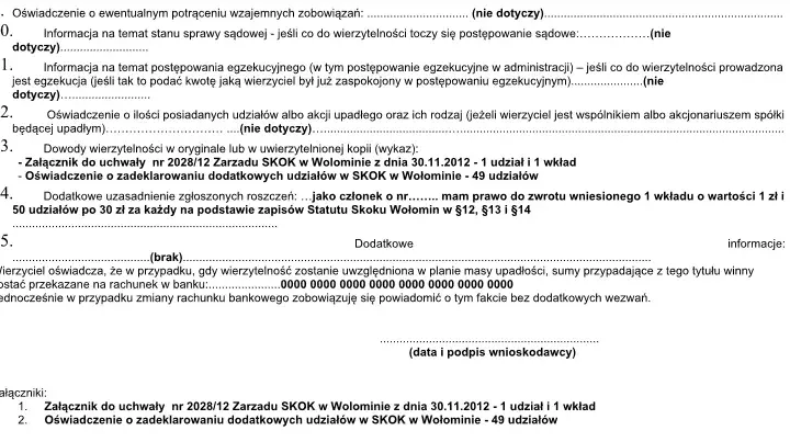 Odpis zgłoszenia wierzytelności - co to jest i dlaczego jest ważny?