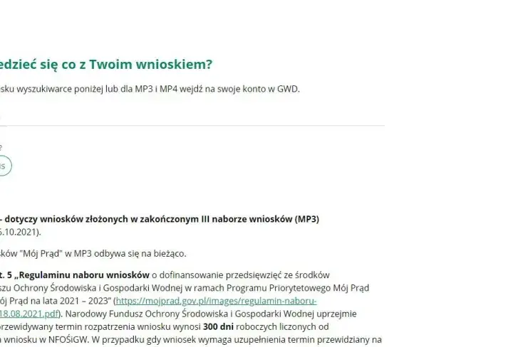 Jak szybko sprawdzić status wniosku Mój Prąd i uniknąć problemów