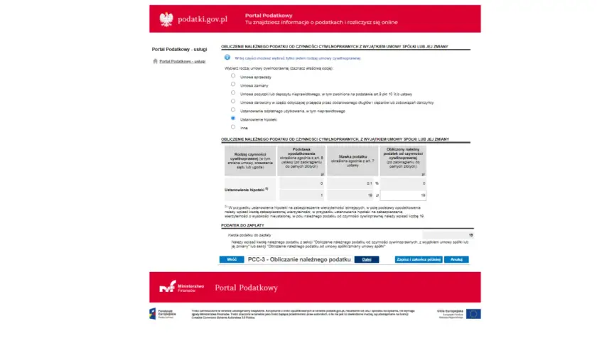 Jak wypełnić PCC-3 przy ustanowieniu hipoteki, uniknij błędów