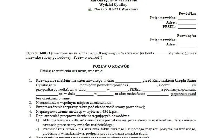 Gdzie pobrać wniosek o rozwód? Oto proste rozwiązania i porady