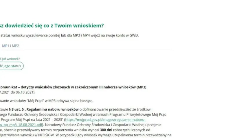 Jak szybko sprawdzić status wniosku Mój Prąd i uniknąć problemów