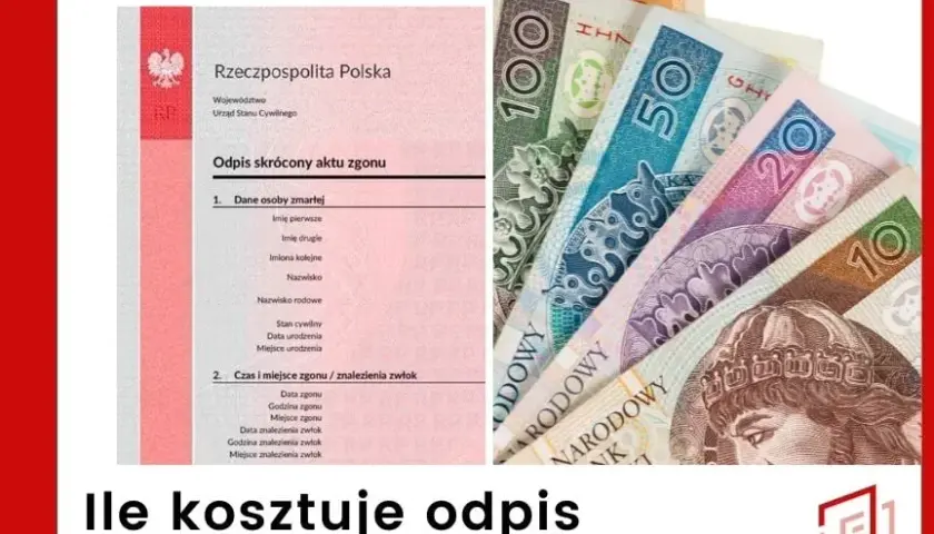 Ile kosztuje odpis aktu zgonu? Sprawdź ceny i uniknij niepotrzebnych kosztów