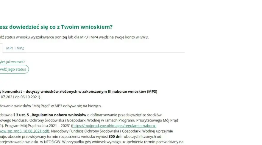 Jak szybko sprawdzić status wniosku Mój Prąd i uniknąć problemów