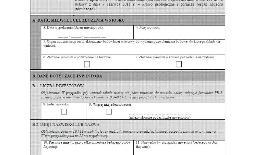 Jak uniknąć błędów przy wypełnianiu wniosku o pozwolenie na budowę lub rozbiórkę – krok po kroku