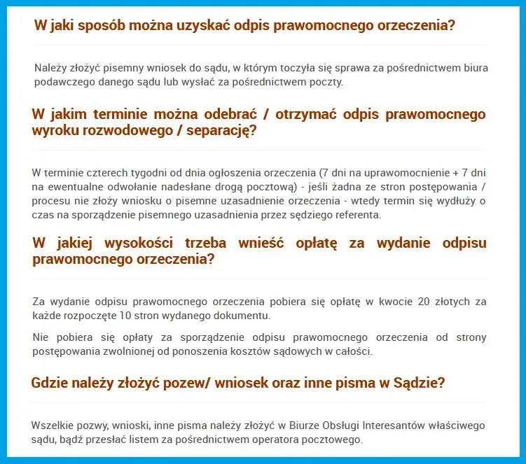 Jak szybko i bez problemów otrzymać odpis wyroku rozwodowego – krok po kroku