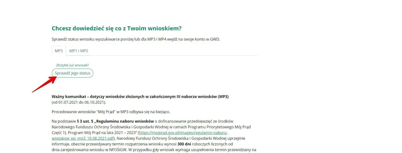 Jak szybko sprawdzić status wniosku Mój Prąd i uniknąć problemów