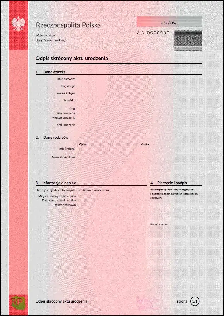 Zdjęcie Czy skrócony odpis aktu urodzenia ma ważność? Sprawdź, gdzie go użyć i czy jest ważny prawnie