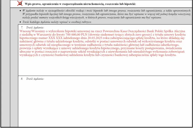 Zdjęcie Jak wypełnić wniosek o wykreślenie hipoteki z ksiąg wieczystych bez błędów